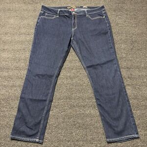 Arizona Jean Co Super Skinny Jeans Womens Size 19 Short Blue Stretch‎ Denim